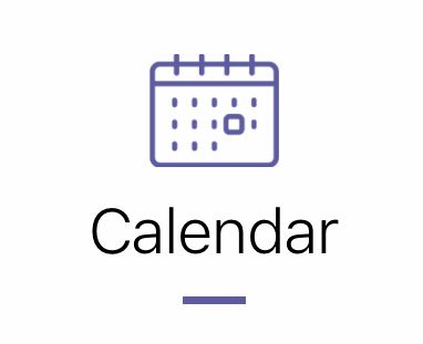 calendar icon grey/blue for skool loop school communication app
